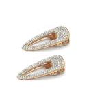 2PCS Gold Glitter Rhinestone Hair Clips for Women | Stylish Hair Accessories for Girls - Buy Online on GoSupps.com