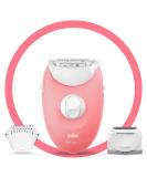 Buy Braun Silk- pil 3 3277 Smartlight Epilator - Corded 2 Speed Control Pink | International Shipping Available - Buy Online on GoSupps.com