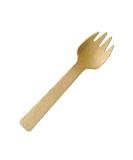 Perfect Stix Spork 100-100 Disposable Wooden Spork 4 - Pack of 100 | Eco-Friendly Utensils for Parties and Events - Buy Online on GoSupps.com