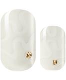 Avoa Beauty Nail Film - Swirl with Me | Self-Adhesive Transparent Nail Wraps | Long-Lasting White & Gold Design | 16 Thin Nail Art Stickers for Stunning Nails - Buy Online on GoSupps.com
