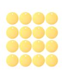 Milists 25 Pack Aluminum Alloy Round Blank Tags for Pets - DIY Dog Traction Rope Accessories - Yellow 5cm (1.4in) - Buy Online on GoSupps.com