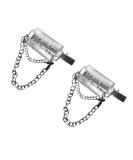 ZHOUMEIWENSP Halloween Metal Skull Hair Clips - Retro Cross Hairpin with Tassel Punk Clips for Novelty Hair Styles (Razor Blade) - Set of 2 - Buy Online on GoSupps.com