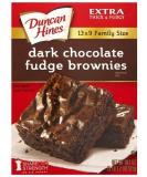 Duncan Hines Dark Chocolate Fudge Brownie Mix - 3 Pack, 1.13 lb Each - Buy Online on GoSupps.com