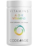CodeAge Vitamins A.D.K Vitamins 180 Capsules - Buy Online on GoSupps.com