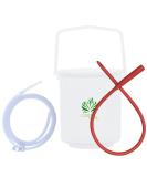 Cor-Vital Organic Coffee Enema Kit for Colon Cleansing - Gerson Recommended Home Enema Bucket with Red Tube - Detox and Cleanse Colon for Optimal Health - Buy Online on GoSupps.com