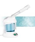 Facial Steamer DenniesCare Hot Mist Face Steamer Nano Ionic Table Top Mini Steamer Spa 360 Rotatable Sprayer Personal Care Use at Home or Salon Blue White - Buy Online on GoSupps.com