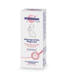 Sanosan pregnancy cream clinically tested - prevents stretch marks & pregnancy strips before - pregnancy care cream without paraffin oil dyes silicones & parabens (1x 200 ml) 1 piece - Buy Online on GoSupps.com