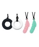 CHAUS BIENTRING HELLATE Donut & Sedet - Soft Sensory Tools for Children & Adults with ADHD Autism & Oral Needs | 4-Piece Chewing Set - Buy Online on GoSupps.com