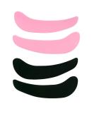 Liber Beauty Reusable Silicone Under Eye Pads - 6 Pairs for Lash Lift, Extensions & Perm, Sensitive Skin Friendly - Buy Online on GoSupps.com