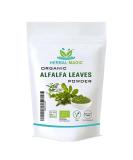 Organic Alfalfa Leaf Powder - Green Superfood for Smoothies, Soups & Baking | 100g - Free from Fillers & Preservatives | Certified by Soil Association - Pack of 1 - Buy Online on GoSupps.com