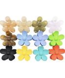 Matte Jelly Clear Flower Claw Clips Variety Pack - 12pcs | Non Slip Strong Hold Hair Barrettes for Thick Hair - Buy Online on GoSupps.com
