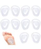 10 Pack Clear Gel Metatarsal Pads - Pain Relief Cushion for Ball of Foot - Self-Adhesive Insoles for Men & Women - Buy Online on GoSupps.com