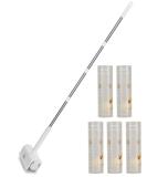 Large Floor Lint Roller for Pet Hair - Extra Sticky 6.3" Wide Long Handle 300 Sheets - Ideal for Clothes Sofa & Bed - International Shipping Available - Buy Online on GoSupps.com