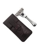 Parker Travel Mach 3 Compatible Razor & Leather Case | Premium Travel Shaving Set - Buy Online on GoSupps.com
