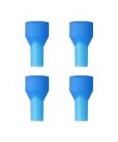 Silicone Bite Valve Replacement - 4 Pack for Water Bladders & Drinking Bags | Durable Mouthpieces & Dust Protection - Buy Online on GoSupps.com