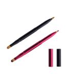 2 Pcs Retractable Lip Brush Makeup Brushes Double-Ended Lip Brush for Christmas Gifts Women Girls Travel and Daily Use - Buy Online on GoSupps.com