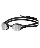 ARENA Men's Cobra Core Swipe Mirror Swimming Goggles - One Size Silver | International Shipping Available - Buy Online on GoSupps.com