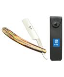 SMI Razor Men - Professional Barber Beard Shaving Knife with Case (Fixed Blade 1405) | International Shipping - Buy Online on GoSupps.com