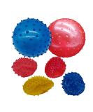 Schnooridoo 6x Colorful Spiked Hedgehog Massage Balls - 10cm Knobbly Balls for Relaxation & Gift Giveaways | International Shipping - Buy Online on GoSupps.com