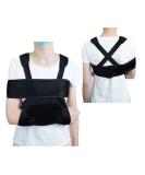 Kids Arm Sling for Shoulder Injury - Adjustable Medical Brace for Elbow Surgery & Rotator Cuff Support (Black Medium) - International Shipping Available - Buy Online on GoSupps.com