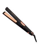 FoxyBae Tr s Sleek Titanium Flat Iron - Frizz-Free & Smoother Hair Dual Voltage LCD Display 1 Inch - Black Rose Gold - Buy Online on GoSupps.com