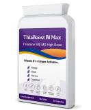 Thiamine 500 mg Mega Dose ThiaSoothe High-Potency Vitamin B1 and Ginger Supplement for Full-Spectrum Wellness (hcl not Cheap ntirate) (30) - Buy Online on GoSupps.com