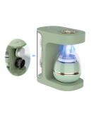 Electric Face Scrubber with Cleansing Station | Wireless Charging | 3 Brush Heads | Green - Buy Online on GoSupps.com