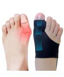 Bunion Corrector for Women & Men | Hallux Valgus Sleeves & Gel Spacer | Pain Relief & Foot Care Treatment - Buy Online on GoSupps.com