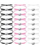 Rtteri 24 Piece Cheerleader Charm Bracelet - Adjustable Girls Cheerleading Jewelry Set for Cheer Team - Bulk Cheerleader Gifts and Accessories - Buy Online on GoSupps.com