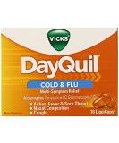 Vicks Dayquil Non-Drowsy Cold & Flu Relief Liquicaps - 16 ct - Buy Online on GoSupps.com