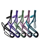 Braided Nylon Bitless Bridle w/Reins Teal - Shop Now for Comfortable and Stylish Riding Gear - Buy Online on GoSupps.com