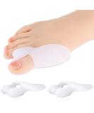 Toe Protectors (12 Pcs) - Bunion Corrector & Silicone Spacers for Women - Big Toe Relief & Alignment Gel Shield - Buy Online on GoSupps.com