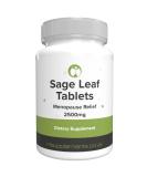 Sage Leaf Tablets for Menopause 2500mg | 120 Tablets | Supports Menopause & Perimenopause Symptoms for Women | Salvia Officinalis Vitamin Supplements (Prime 120 Tablets) - Buy Online on GoSupps.com
