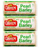 Gefen Pearl Barley Total of 3 Pounds, Premium Quality Pearled Barley, Product of The USA, 16oz (3 Pack) - Buy Online on GoSupps.com