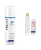 ultrasun Sports SPF 30 Transparent Sun Protection Gel 200 ml + Lip Protection SPF30 - Buy Online on GoSupps.com