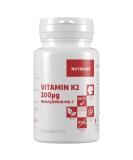 Nutrinax Vitamin K2 200 g - 365 Vegan Tablets | Menaquinone MK7 | Lactose-Free | No Magnesium Stearate | Made in Germany - Buy Online on GoSupps.com