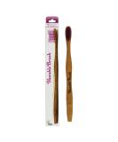 Humble Brush Bamboo Toothbrush for Adults - Medium Purple (4 Pack) | Eco-Friendly & Sustainable Oral Care - Buy Online on GoSupps.com