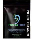Piercing Site Cleaner Floss - USA-Made Aftercare for Ear, Belly, Nose, Nipple - Pack of 10 - Buy Online on GoSupps.com