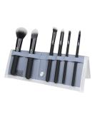 MODA Pro Total Face Travel Makeup Brush Set - 6 Essential Brushes + Pouch | Powder Foundation Eye & Lip Brushes - Black - Buy Online on GoSupps.com