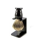 Edwin Jagger Small Ebony Best Badger Shaving Brush | Premium English Shaving Tools for a Perfect Shave - Buy Online on GoSupps.com
