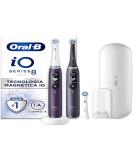 Oral-B io 8 Electric Toothbrush - Rechargeable Bluetooth Violet & Black Handle Father's Day Gift Includes 3 Brushes & Travel Case - Buy Online on GoSupps.com
