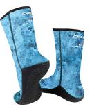 Anti-Slip Neoprene Socks for Snorkeling and Scuba Diving by Cressi: Quality since 1946 Large Camo Blue - Buy Online on GoSupps.com