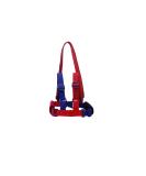 2-in-1 Toddler Leash & Harness for Child Safety - Anti Lost Wrist Link Walking Harness for Kids (Blue&Red) - Buy Online on GoSupps.com