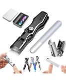 German Nail Clippers for Men - 2024 Ultra Sharp Heavy Duty Toe Clippers for Seniors with Catcher File (Black - Buy Online on GoSupps.com
