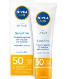 Nivea Sun Face Cream Sensitive SPF 50 - High Protection for Sensitive Skin | 50ml - Best International Shipping - Buy Online on GoSupps.com
