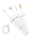 Premium Ear Wax Removal Tool Kit - Electric Ear Pick with 4 Tips for Adults & Kids | Effective Earwax Cleaner & Pressure Relief - Buy Online on GoSupps.com
