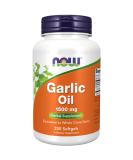 Now Foods Garlic Oil 1500mg - 250 Gluten-Free Soft Capsules Non-GMO Lab Tested - Healthier Living Essentials - Buy Online on GoSupps.com