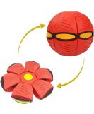 WACURRENTHYD New UFO Pet Flying Saucer Ball Portable Flying Toys Creative Fly Saucer Stomp Magic Balls Magic Frisbee Dog Toy Ball Fun Puppy Interactive Flying Flat Throw Disc Balls Toy (Red) - Buy Online on GoSupps.com