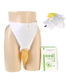 Portable Male & Female Urinal Bag - Wearable Pee Collector with Elastic Waistband for Travel - Buy Online on GoSupps.com