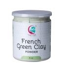 French Green Clay Powder 8 oz | Deep Facial Cleanser | For Skin Softening and Face Care | Natural Detoxifies Body | Argile Verte | Montmorillonite Clay | Illite Green Clay - Buy Online on GoSupps.com